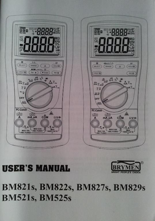 Bm829s Manual