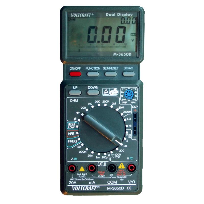 Voltcraft M 3650d Transparent